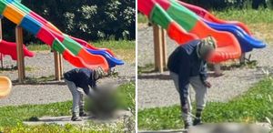 Çocuk parkında akılalmaz görüntü: Herkesin gözü önünde öldürdüğü kediyi pişirmeye çalıştı