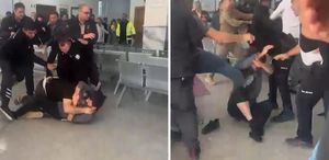 Şanlıurfa’da hastanede kavga kamerada