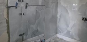 Fayans ustasının işçiliğini beğenmediler, alıkoyup polis çağırdılar