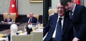 Cumhurbaşkanı Erdoğan koltuğunu çocuklara devretti