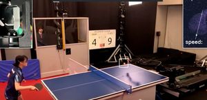 Masa tenisi robotu üst düzey sporcuları yendi ve tarihe geçti