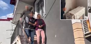 26 yıl hapis cezasıyla aranan firari hükümlü, şifonyerin ardındaki gizli bölmede yakalandı
