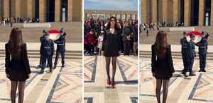 Anaokulu müdiresi ve öğretmenlerin Anıtkabir ziyareti tartışma yarattı