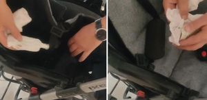 Elazığ’da dilencinin ’bebek arabası’ hilesi zabıtaya takıldı