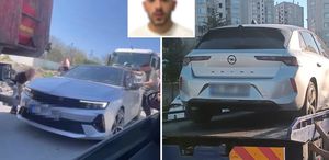 Dur ihtarına uymayan hırsız aracının lastikleri indirilerek yakalandı