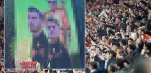 Galatasaray taraftarından tepki çeken pankart