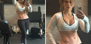 56 değil sanki 26 Jennifer Lopez kusursuz fiziğiyle genç kızlara taş çıkarttı