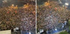 İran’ın başkenti Tahran’da bugüne kadar ki en büyük gösteri