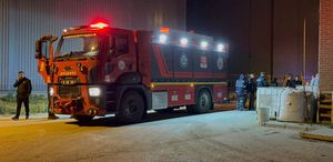 Eskişehir’de atık su arıtma tesisinde çıkan yangın söndürüldü