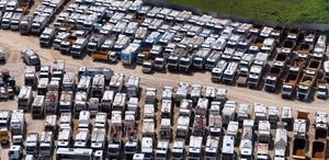 TMSF’nin el koyduğu yüzlerce araç böyle görüntülendi