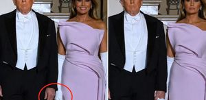 Herkes o detaya takıldı, First Lady Trump’ın elini yine tutmadı