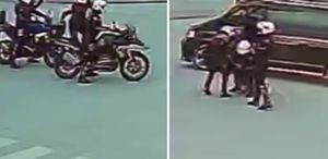 Yunus polislerinin trafikte Heimlich manevrası hayat kurtardı müdahale anı kamerada