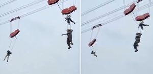 Teleferik arızası 3 kişilik aileye kabusu yaşattı