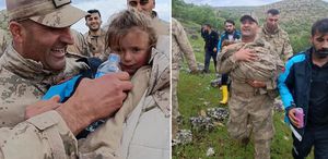 Minik Melike’yi 16 saat sonra Mehmetçik buldu: Montumuzu verelim