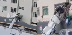 Brezilya’da uçak apartmana çarptı: 4 yaralı