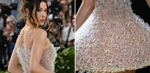 Baloncuk üfleyen elbise şaşkına çevirdi Met Gala için 2 bin 550 saatte hazırlandı, tam 30 kilo