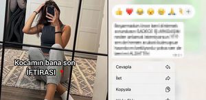 Boşanma davası açtığı eşinden gelen mesajla neye uğradığını şaşırdı