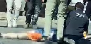 Çöp kamyonunun çarptığı yaya öldü kaza kamerada