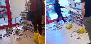 Marketi dağıtan kadının kimliği şoke etti Birkaç ay önce de benzeri bir olayın başrolündeydi