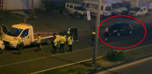 Alkollü halde araç kullanırken polise yakalanan kadın sinir krizi geçirdi