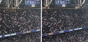 Beşiktaşlı taraftarlardan derbide olay protesto
