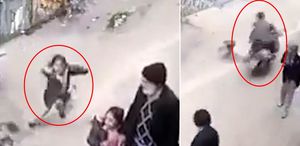 Gaziantep’te sokak ortasında dehşet Küçük çocuk metrelerce savruldu