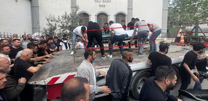 Yüksek ses tartışmasında can veren esnafın cenazesi çekici üstünde taşındı