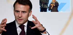 Macron çileden çıktı, Kenya’da protokolü bozup sahneye atladı