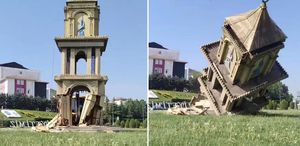 İlçeyi ayağa kaldıran yıkım