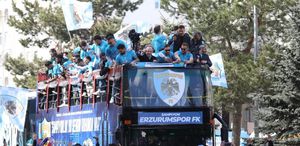 Süper Lig’e yükselen Erzurumspor FK, 1. Lig tarihinin puan rekorunu kırdı