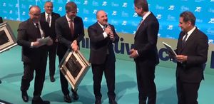 Mustafa Varank’ın “Geyik” esprisi törene damga vurdu