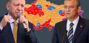 31 Mart yerel seçimleri sonrası ortaya çıkan haritanın rengi değişti