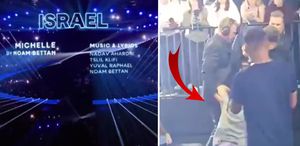 Eurovision’da İsrail protestosu: “Soykırımı durdurun” sloganları salonu inletti