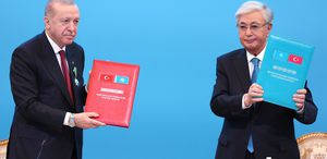 Cumhurbaşkanı Erdoğan Astana’da: Kazakistan’la 13 anlaşma imzalandı