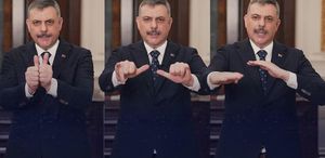 Bakan Çiftçi’den işaret diliyle anlamlı mesaj