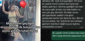 Bir kadın, ilk buluşma sonrası erkek arkadaşından gelen mesajla şoke oldu