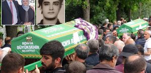 Elleri ve üstü kan içindeydi Konya’daki aile vahşetinde veteriner çift toprağa verildi