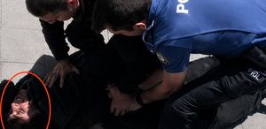 Çorlu’da iki polisimizi şehit eden saldırganın yakalanma anı kamerada