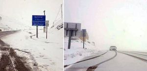 Burası ne Kars ne de Muş Mayıs ortasında lapa lapa kar yağdı