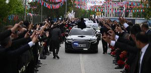 Bahçeli’ye Ülkü Ocakları’ndan görkemli karşılama