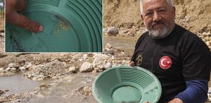 İlçeye gelip gram gram altın arıyorlar Günde 5 gram bulan var