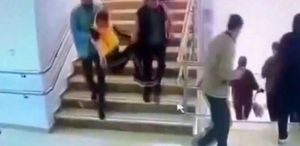 Malatya’da öğrencilerin deprem tahliyesi kamerada
