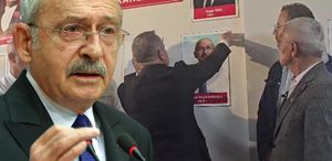 Parti binasından Kılıçdaroğlu’nun fotoğrafı kaldırıldı