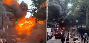 New York’ta büyük panik Araç bir anda patladı