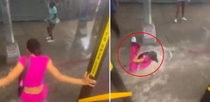 Selin vurduğu ABD’de kabus anları Otobüsten inerken akıntıya kapıldı