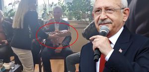 CHP Genel Merkezi’ne giren Kılıçdaroğlu’nun ekibi çikolata dağıttı