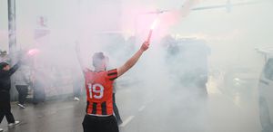 Süper Lig’e yükselen Çorum FK, kentte coşkuyla karşılandı