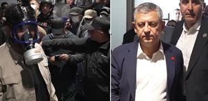 Tahliye sırasında Özel’in makam katında kaydedilen görüntüler ortaya çıktı