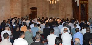 Mardin’de 842 yıllık Ulu Cami’de bayram namazı yoğunluğu