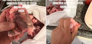 Verilen kurban payına isyan etti: Kapında köpek yok muydu